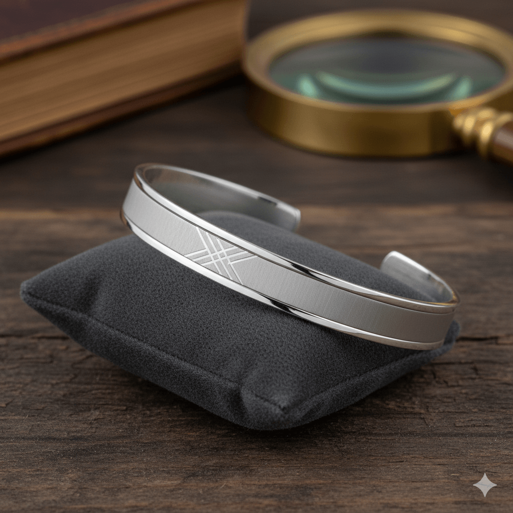 Pulsera Esclava Fina en Plata